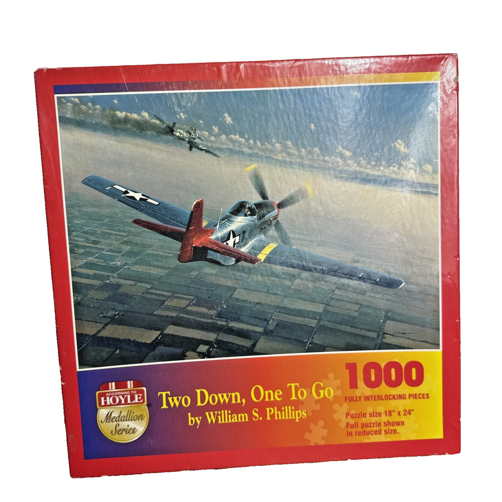 Hoyle Puzzle Two Down One To Go William Phillips New Medallion Series Airplanes